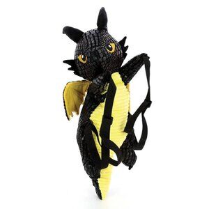 SPOOKYVILLE CRITTERS Black Dragon Plush Backpack